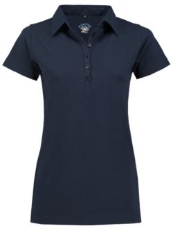 Dames polo blauw
